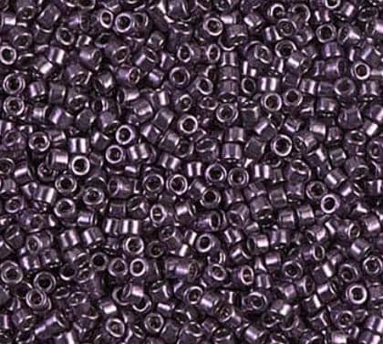 DB0455 11/0 Galvanized Dark Plum Miyuki Delica