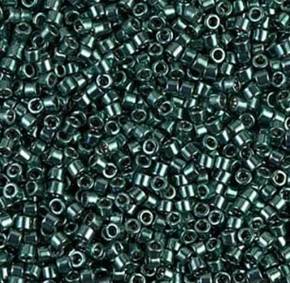 DB0458 11/0 Galvanized Dark Teal Green Miyuki Delica