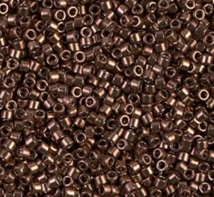 DB0460 11/0 Galvanized Cinnamon Brown Miyuki Delica