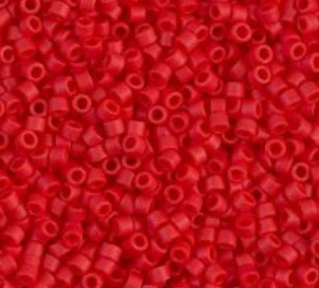 DB0753 11/0 Matte Opaque Red Miyuki Delica