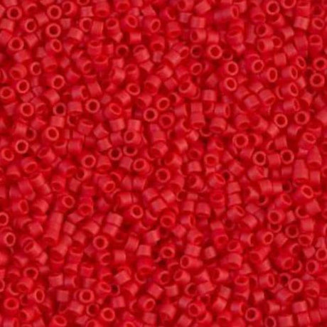 Matte Opaque Red Miyuki Delica 11/0 DB0753