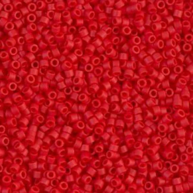 Matte Opaque Red Miyuki Delica 11/0 DB0753