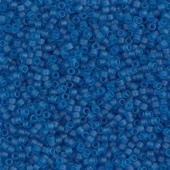 Matte Transparent Capri Blue Miyuki Delica 11/0 DB0768