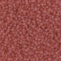 Dyed Semi-Frosted Transparent Dark Rose Miyuki Delica 11/0 DB0778