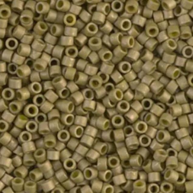 Matte Opaque Lt Olive Luster Miyuki Delica DB0372 11/0