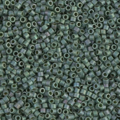 Matte Metallic Sage Green Luster Miyuki Delica DB0373 11/0