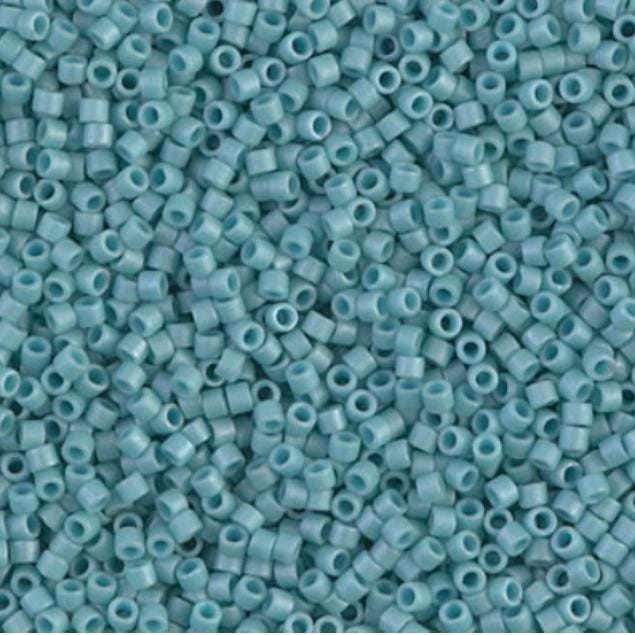 Matte Opaque Turquoise Blue Luster Miyuki Delica DB0375 11/0