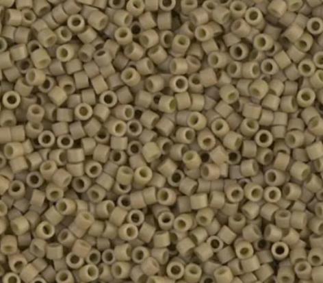 DB0390 11/0 Matte Opaque Green Tea Luster Miyuki Delica