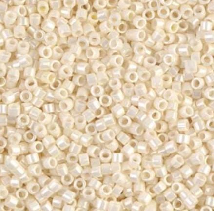 DB0203 11/0 Cream Ceylon Miyuki Delica