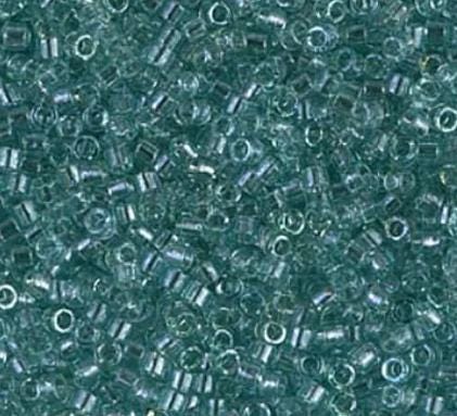 DB0112 11/0 Transparent Sea Foam Luster Miyuki Delica