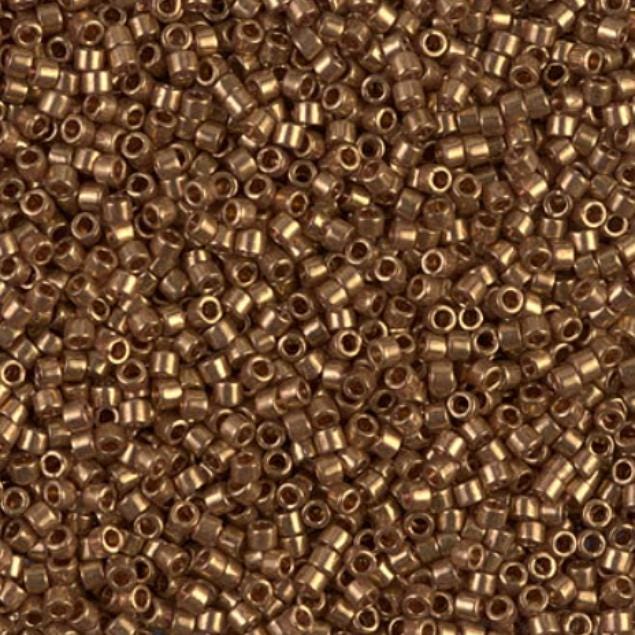 Dark Topaz Gold Luster Miyuki Delica DB0115 11/0