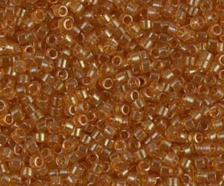 DB0119 11/0 Transparent Honey Luster Miyuki Delica