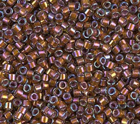 DB1692 11/0 Silver Lined Glazed Dark Honey AB Miyuki Delica