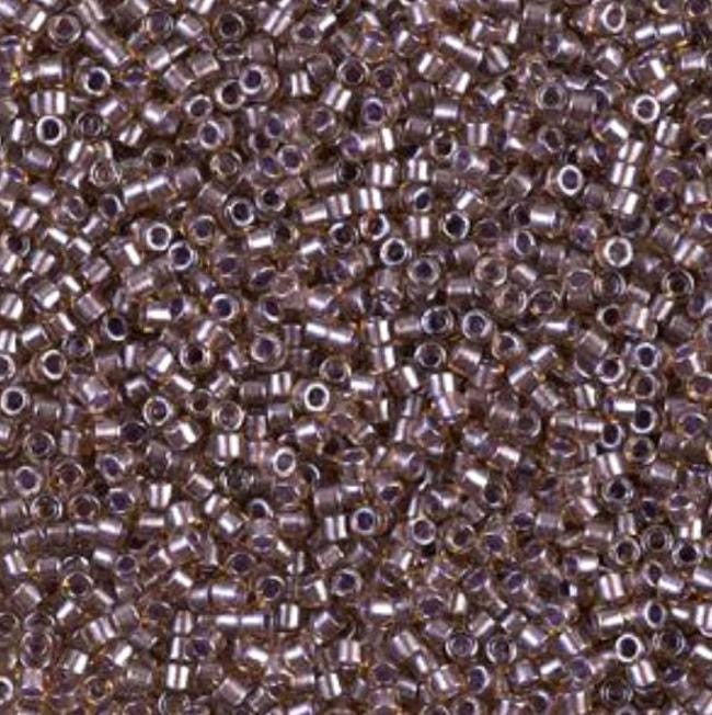 Sparking Cinnamon Lined Topaz Miyuki Delica 11/0 DB0912