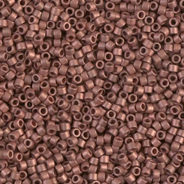 Matted Copper Plated Miyuki Delica DB0340 11/0