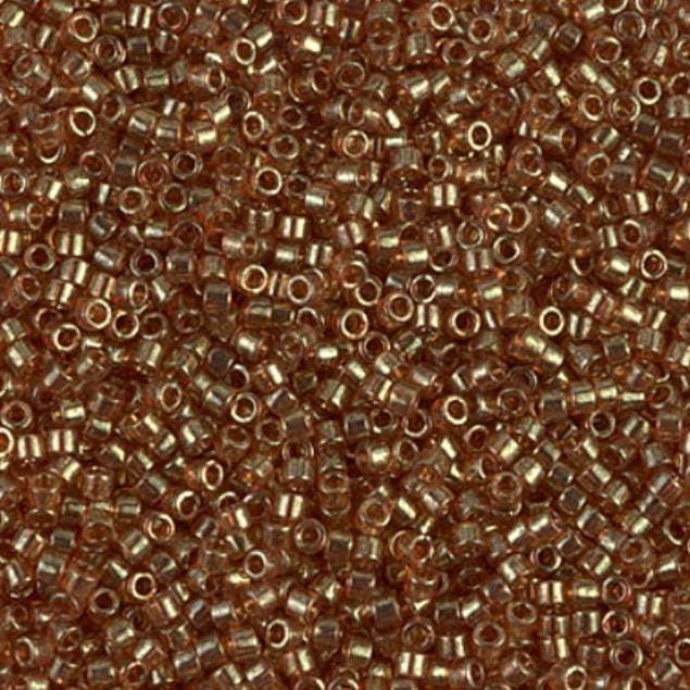 Apricot Topaz Gold Luster Miyuki Delica 11/0 DB0121