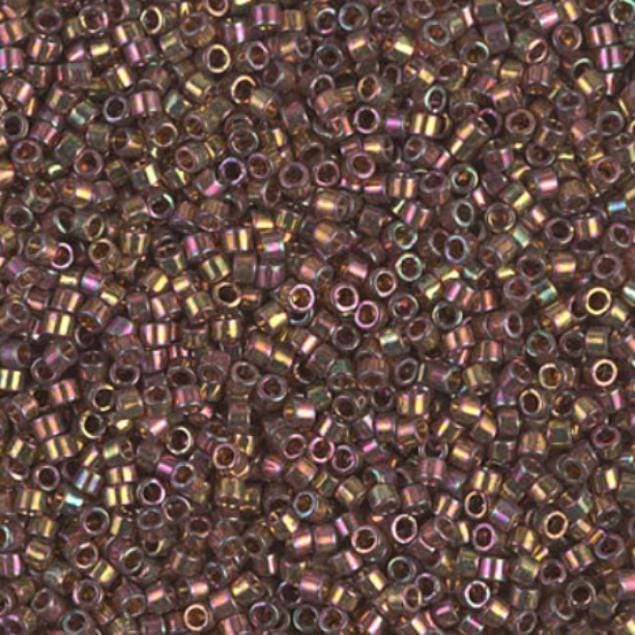 Cinnamon Rainbow Gold Luster Miyuki Delica 11/0 DB0126