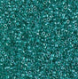 Sparking Dark Aqua Green Lined Crystal Miyuki Delica 11/0 DB0918