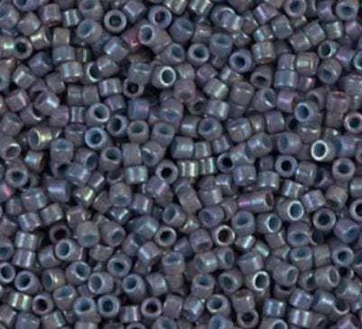 DB0132 11/0 Opaque Blue Gray Luster Miyuki Delica