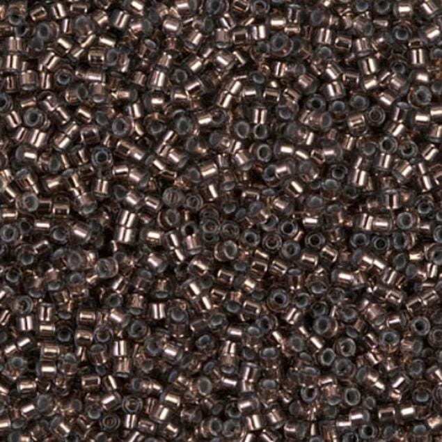 Silver Lined Dark Taupe Miyuki Delica 11/0 DB0184