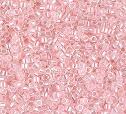 DB0234 11/0 Baby Pink Ceylon Miyuki Delica