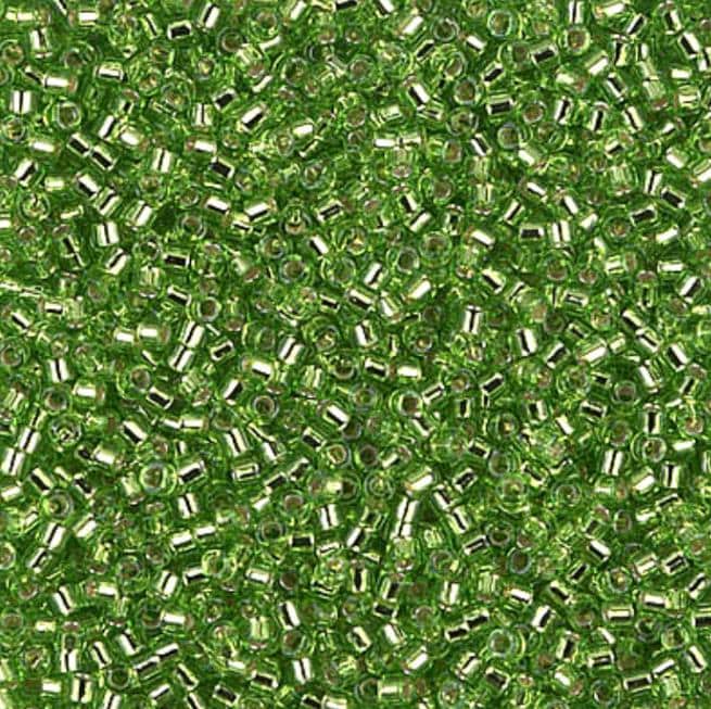 Silver Lined Lime Miyuki Delica 11/0 DB1206
