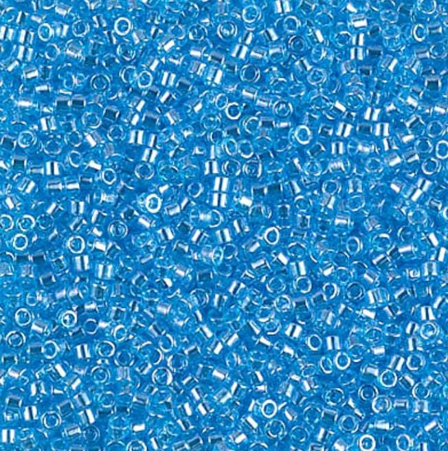 Transparent Ocean Blue Luster Miyuki Delica 11/0 DB1229