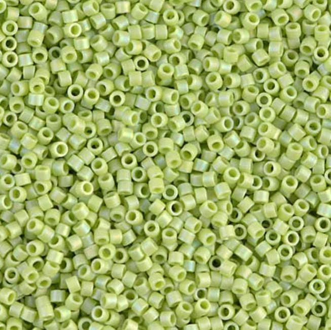 Matte Opaque Chartreuse AB Miyuki Delica 11/0 DB0876