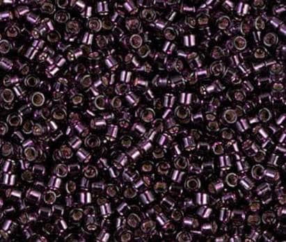 DB0611 11/0 Dyed Silver Lined Wine Miyuki Delica