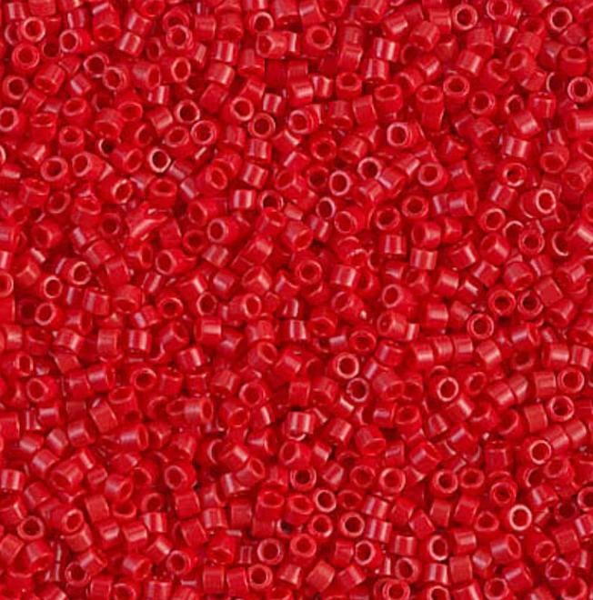 Opaque Red Miyuki Delica 11/0 DB0723