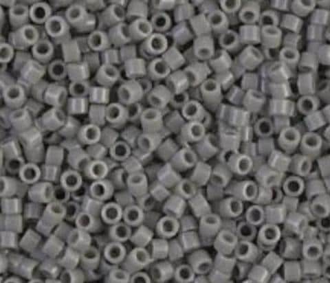 DB0731 11/0 Opaque Gray Miyuki Delica