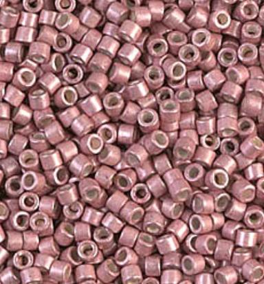 DB1156 11/0 Galvanized Semi-Frosted Pink Blush Miyuki Delica