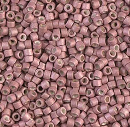 DB1166 11/0 Galvanized Matte Pink Blush Miyuki Delica