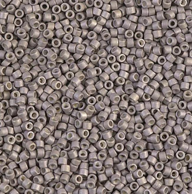 Galvanized Matte Lt Smoky Amethyst Miyuki Delica 11/0 DB1168