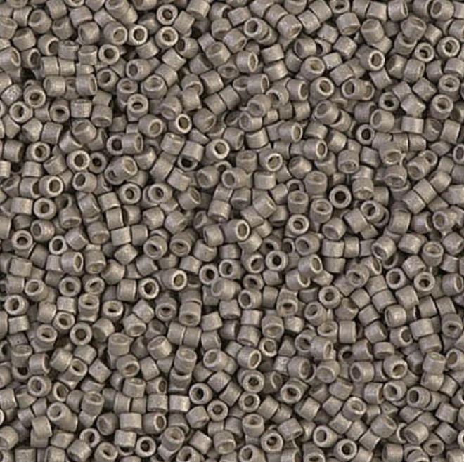 Galvanized Matte Pewter Miyuki Delica 11/0 DB1169