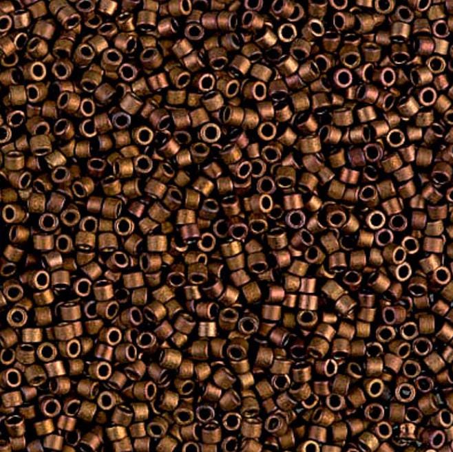 Matte Metallic Bronze Gold Iris Miyuki Delica 11/0 DB1051