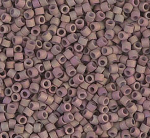 DB1061 11/0 Matte Metallic Dusky Clay AB Miyuki Delica