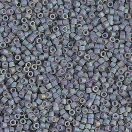 Matte Metallic Blue Slate Gold Iris Miyuki Delica 11/0 DB1063