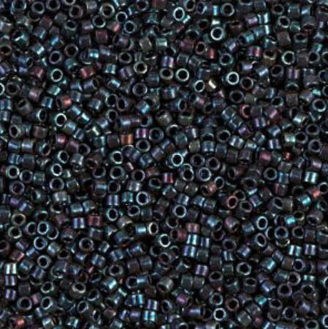 Metallic Midnight Blue Gold Iris Miyuki Delica 11/0 DB1003