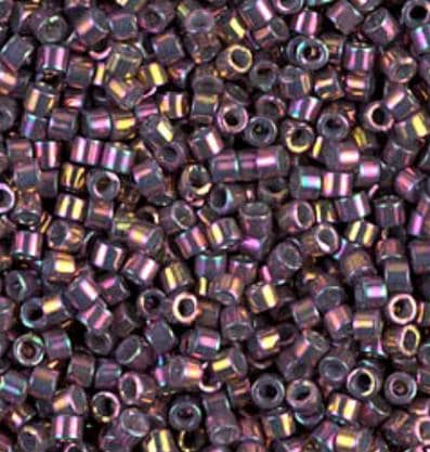 DB1014 11/0 Metallic Thistle Gold Iris Miyuki Delica