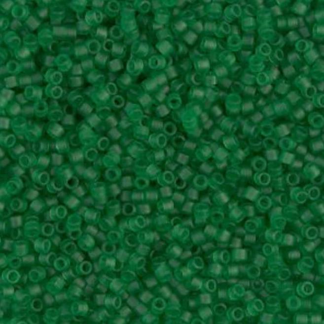 Matte Transparent Green Miyuki Delica 11/0 DB0746