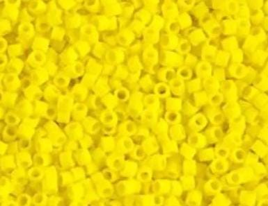 DB0751 11/0 Matte Opaque Yellow Miyuki Delica