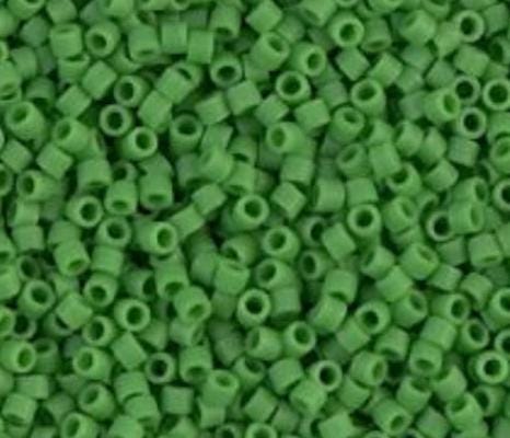DB0754 11/0 Matte Opaque Green Miyuki Delica