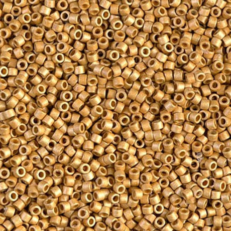 Duracoat Galvanized Matte Gold Miyuki Delica 11/0 DB1832F