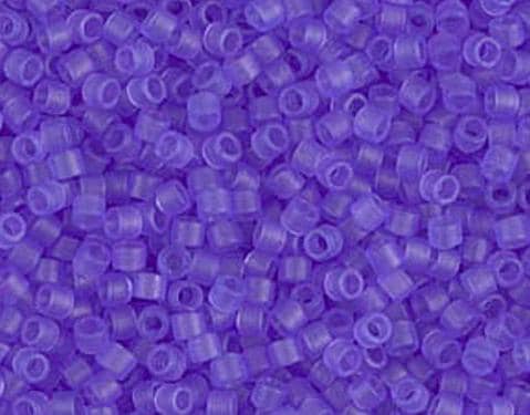 DB0783 11/0 Dyed Semi-Frosted Transparent Purple Miyuki Delica