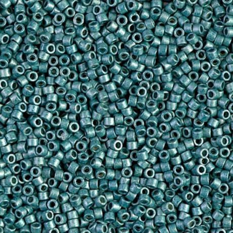 Duracoat Galvanized Matte Dark Sea Foam Miyuki Delica 11/0 DB1847F