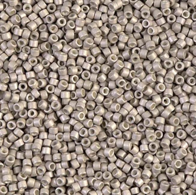 Galvanized Matte Ash Gray Miyuki Delica 11/0 DB1176