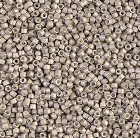 Galvanized Matte Ash Gray Miyuki Delica 11/0 DB1176