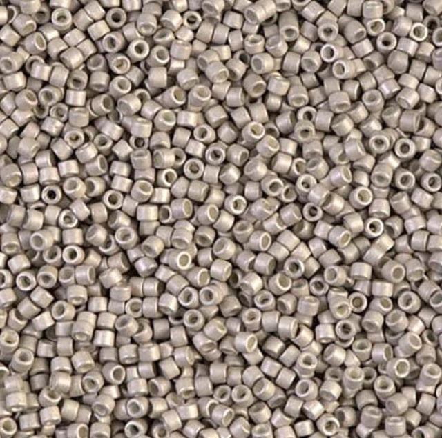 Galvanized Matte Ash Gray Miyuki Delica 11/0 DB1176