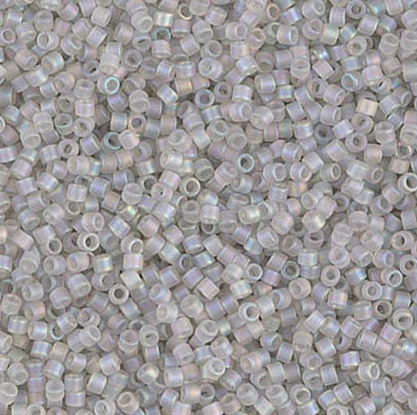 Matte Transparent Gray Mist AB Miyuki Delica 11/0 DB1286